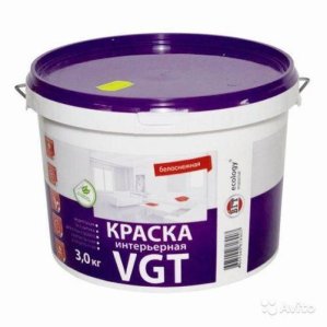 Краска интерьерная ВД-АК 2180, 15 кг ВГТ (VGT)