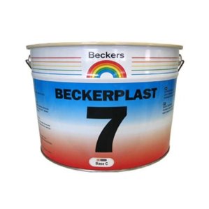 Краска латексная Beckerplast 7, База С, 9 л, бесцветный Beckers (Бекерс)