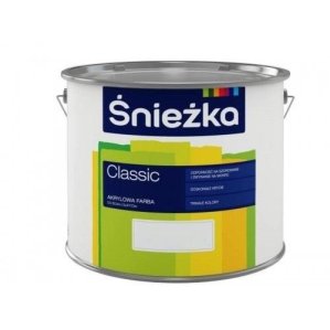 Краска латексная матовая для стен и потолков Sniezka Classic 9.4 л., база А Sniezka (Снежка)