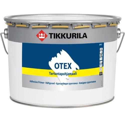 Грунтовка алкидная адгезионная Otex (Отекс), 9 л, белый Tikkurila (Тиккурила)