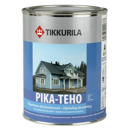 Краска акрилатная по дереву Pika-Teho (Пика-Техо), База С с добавлением масла, 2.7 л. Tikkurila (Тиккурила)