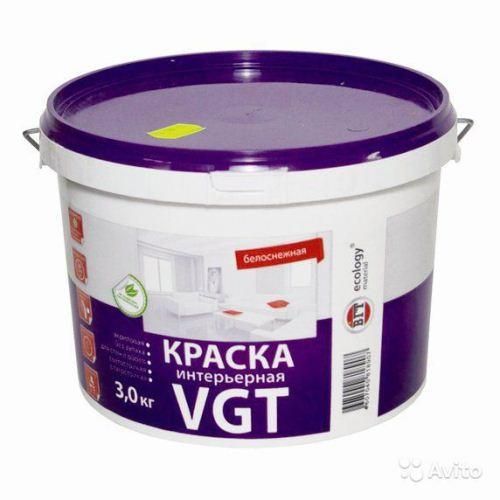 Краска интерьерная ВД-АК 2180, 3 кг ВГТ (VGT)
