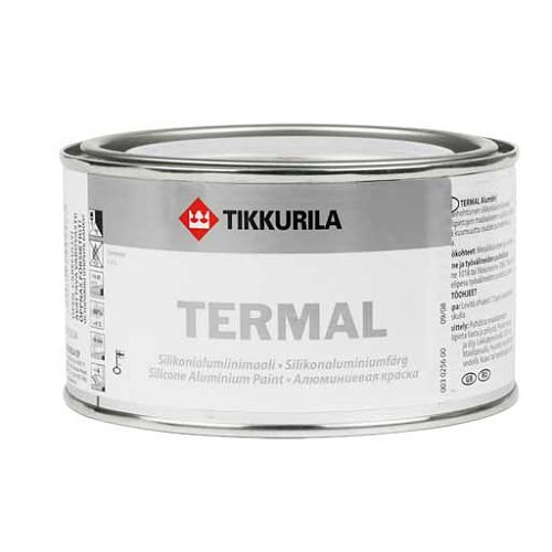 Краска силиконовая Termal (Термал), 0.33 л., алюминий Tikkurila (Тиккурила)