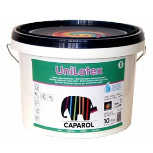 Краска Unilatex, База 1, 10 л, белый Caparol (Капарол)