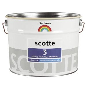 Краска латексная Beckers Scotte 3, 10 л, белый Beckers (Бекерс)
