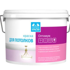 Краска водно-дисперсионная для потолков Оптимум, 40 кг ТЕКС (TEKS)