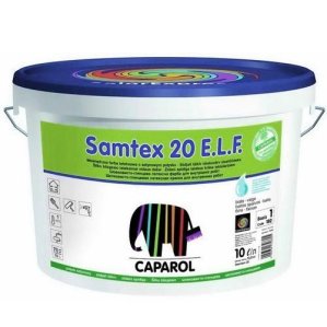 Краска влагостойкая Capamix Samtex 20, База 1, 10 л, белый Caparol (Капарол)