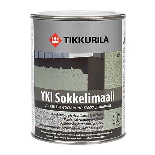 Краска матовая для цоколя Yuki (Юки), 0.9 л. Tikkurila (Тиккурила)
