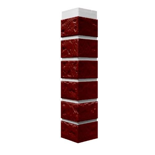 Угол наружный коллекция Кирпич, 470х115 мм, красный обожженый FineBer (ФайнБер)