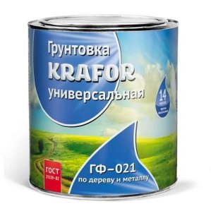 Грунт ГФ-021 2.7 кг., серый Krafor (Крафор)