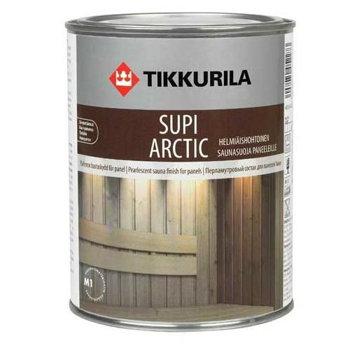 Защитный перламутровый состав для саун Supi Arctic (Супи Арктик), 2.7 л. Tikkurila (Тиккурила)